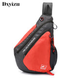 Waterproof Polyester Chest Bag Couple Messenger Bag Travel Pockets