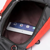 Waterproof Polyester Chest Bag Couple Messenger Bag Travel Pockets