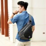 Waterproof Polyester Chest Bag Couple Messenger Bag Travel Pockets