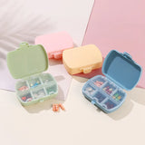 Portable 6 Grid Pill Box Tablet Pillbox Dispenser Medicine Boxes