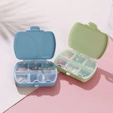 Portable 6 Grid Pill Box Tablet Pillbox Dispenser Medicine Boxes