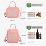 Insulated Lunch Bag Tote Cooler Bento Pouch