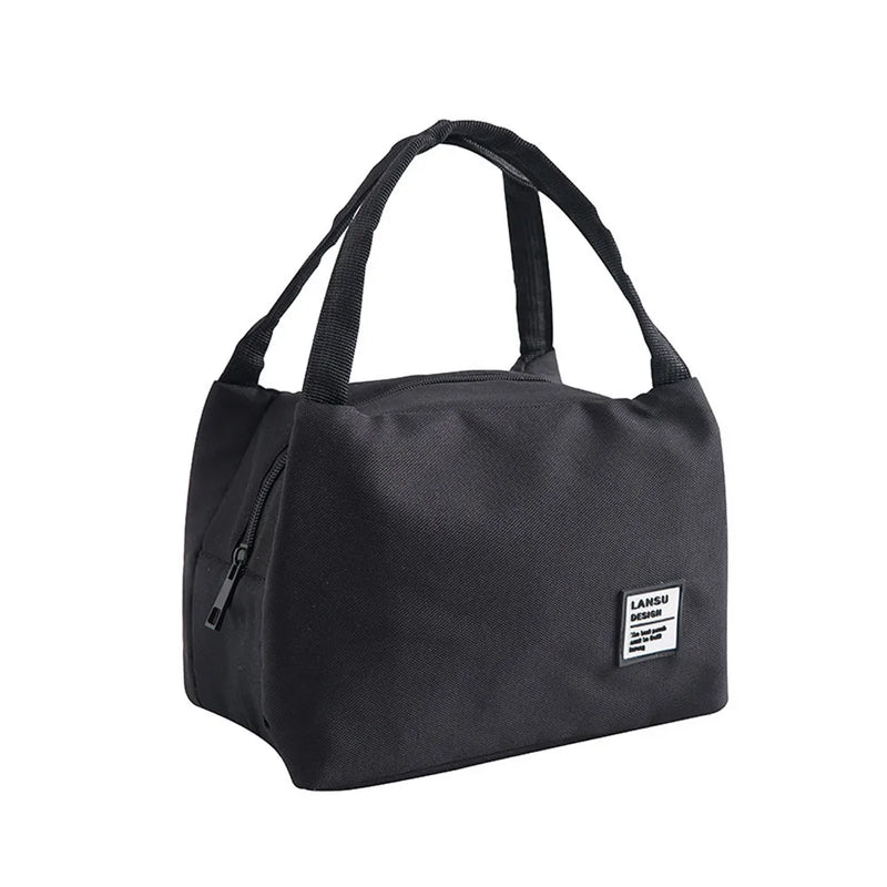 Insulated Canvas Lunch Bag Thermal Cooler Tote for Office Use