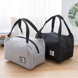 Insulated Canvas Lunch Bag Thermal Cooler Tote for Office Use