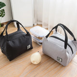 Insulated Canvas Lunch Bag Thermal Cooler Tote for Office Use