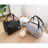 Insulated Canvas Lunch Bag Thermal Cooler Tote for Office Use