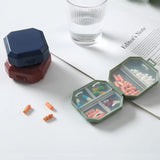 Portable Nordic Style Pill Box Tablet Pillbox Dispenser Medical Kit Organizer