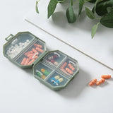 Portable Nordic Style Pill Box Tablet Pillbox Dispenser Medical Kit Organizer