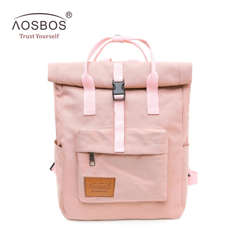 Portable Nylon School Backpacks Candy Girls Backpack Knapsack
