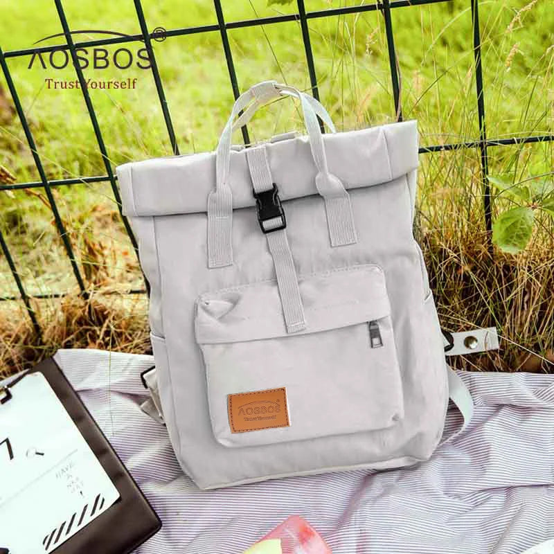 Portable Nylon School Backpacks Candy Girls Backpack Knapsack