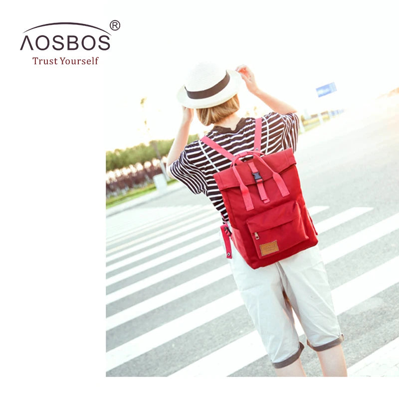 Portable Nylon School Backpacks Candy Girls Backpack Knapsack