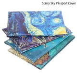 Passport Cover PU Leather Boarding Travel Wallet Landscape Passport Holder
