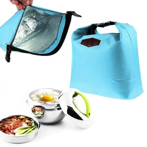 Portable Thermal Insulated Lunch Bag Cooler Lunchbox Storage Bag Lady Carry...