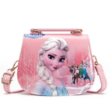Princess Mini Bag Handbag for Girls Elsa Anna PU Waterproof Messenger Bag