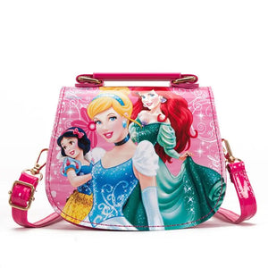 Princess Mini Bag Handbag for Girls Elsa Anna PU Waterproof Messenger Bag