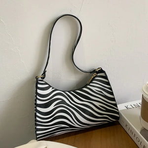 Women Handbag PU Leather Underarm Shoulder Bags Daily Totes Purse Pouch