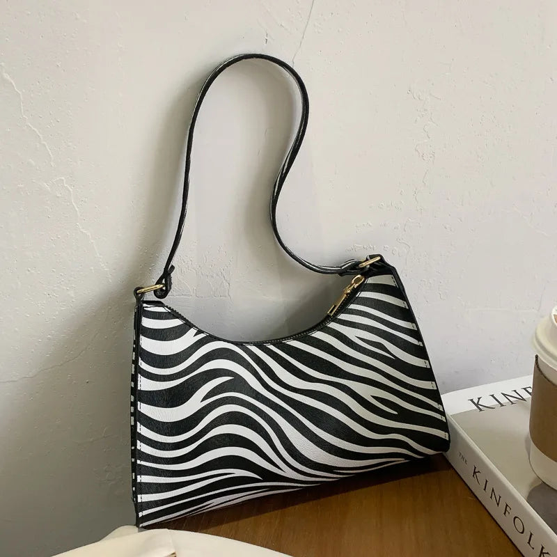 Women Handbag PU Leather Underarm Shoulder Bags Daily Totes Purse Pouch