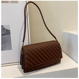 Women PU Leather Handbag Underarm Shoulder Bag Totes Purse Pouch