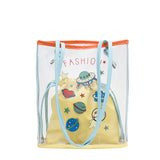 Jelly Transparent Bag Women Shoulder Bag PVC Beach Crossbody Tote
