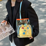 Jelly Transparent Bag Women Shoulder Bag PVC Beach Crossbody Tote