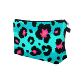 Leopard Cosmetic Organizer Bag for Women, Travel Makeup Storage Bag