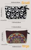 Leopard Cosmetic Organizer Bag for Women, Travel Makeup Storage Bag