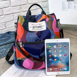 Printing Backpack Women Oxford Cloth School Bag Waterproof Travel Backpack