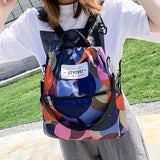 Printing Backpack Women Oxford Cloth School Bag Waterproof Travel Backpack