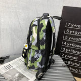 Nylon Laptop Backpack Schoolbag Teenage Student Travel Bag