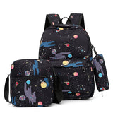 School Bags College Backpacks 3PCS/SET Kids Backpack Girls Book bag Mochila