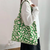 Retro Canvas Shoulder Bag Large Capacity Handbag