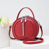 Round Tassel Tote Bag Women Handbags Shoulder Crossbody Purse Bolsa
