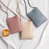 PU Leather Shoulder Bag Women Handbag Phone Pouch Classic Style