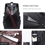 Travel Bag Men's Women's Outdoor Backpack USB Charge Waterproof Backpack