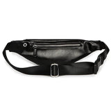 PU Leather Waist Bag Men Fanny Pack Male Heuptas Bum Banana Bag