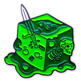 Punk Anime Game Dice Badges Sword Skull Enamel Pins Jewelry Lapel Pin Bag