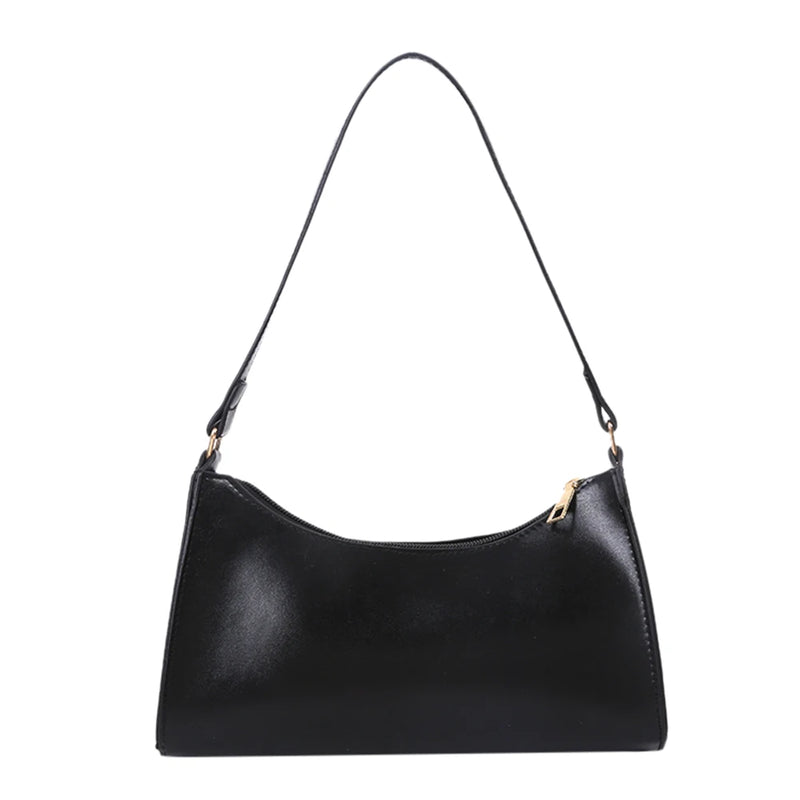 Pure Women Handbag PU Leather Totes Shoulder Bags Female Small Travel Underarm P