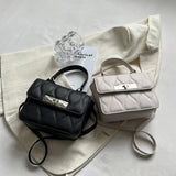 Small Pu Leather Handbag Flap Shoulder Bags Tote