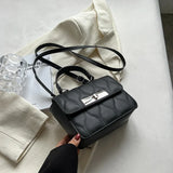 Small Pu Leather Handbag Flap Shoulder Bags Tote