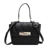 Small Pu Leather Handbag Flap Shoulder Bags Tote