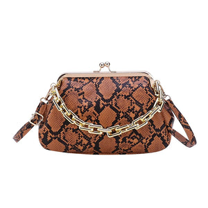 Thick Chain Serpentine Crossbody Bag Female Shoulder Bag