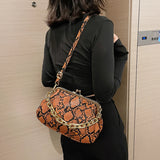 Thick Chain Serpentine Crossbody Bag Female Shoulder Bag