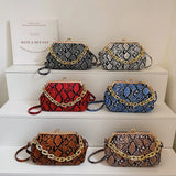 Thick Chain Serpentine Crossbody Bag Female Shoulder Bag