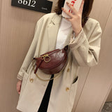 Women's PU Leather Crossbody Bag Chain Small Shoulder Messenger