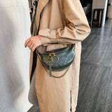 Women's PU Leather Crossbody Bag Chain Small Shoulder Messenger