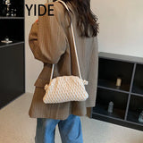 Quilted Cloud Bag Women Shoulder Bag Suture Crossbody Bags for Women