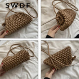 Quilted Cloud Bag Women Shoulder Bag Suture Crossbody Bags Handbags Purses