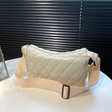 Quilted Messenger Bags Large Capacity Satchels Bags Nylon