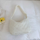 Quilted Nylon Shoulder Hand Bag for Women
