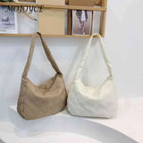 Quilted Nylon Shoulder Hand Bag for Women